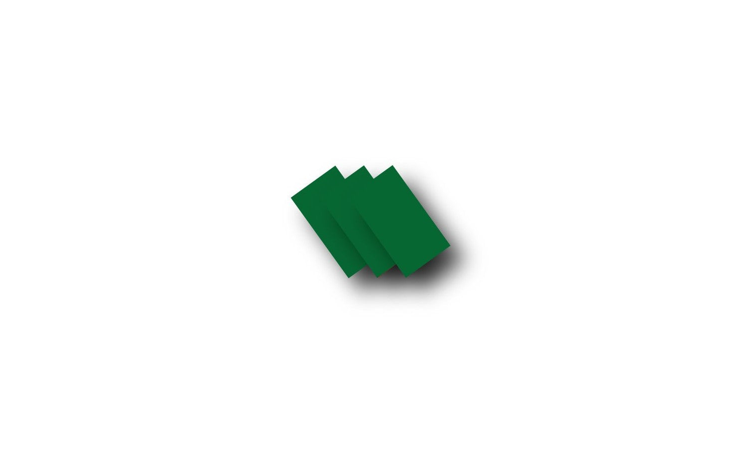 Oh-fx REC-VO Coriandolo rettangolare in carta 1kg verde scuro