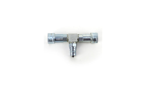 Oh-fx T-2 Attacco rapido a t per co2. 1 in - 2 out
