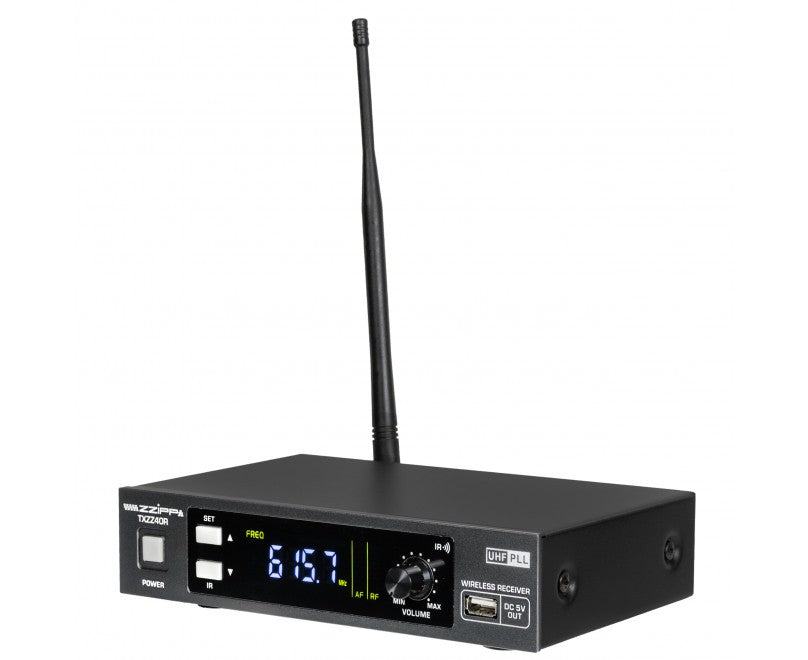 Zzipp TXZZ401 Set radiomicrofono uhf contrasmettitore bodypack