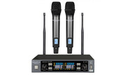 Zzipp TXZZ412 Set radiomicrofono uhf doppio con2 trasmettitori palmari