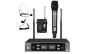 Zzipp TXZZ414 Set radiomicrofono uhf doppio contx palmare e bodypack