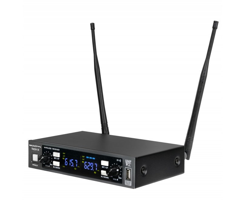 Zzipp TXZZ416 Set radiomicrofono uhf doppio con2 trasmettitori bodypack