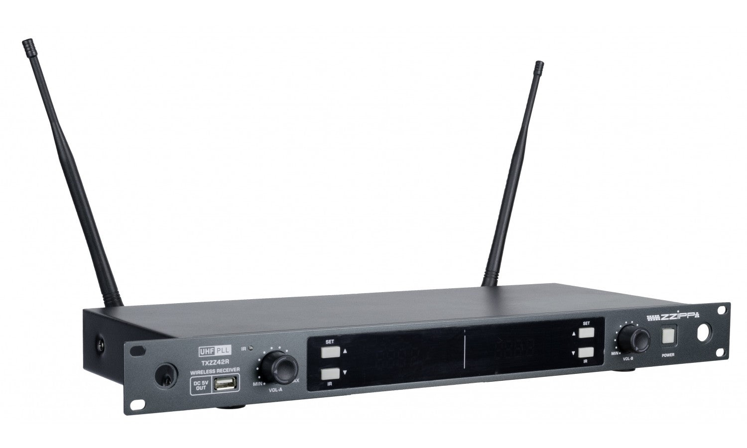 Zzipp TXZZ420 Set doppio radiomicrofono uhf con2 trasmettitori palmari