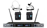 Zzipp TXZZ422 Set doppio radiomicrofono uhf con2 trasmettitori bodypack