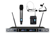 Zzipp TXZZ424 Set doppio radiomicrofono uhf contx palmare e bodypack