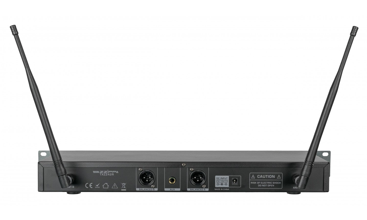 Zzipp TXZZ424 Set doppio radiomicrofono uhf contx palmare e bodypack
