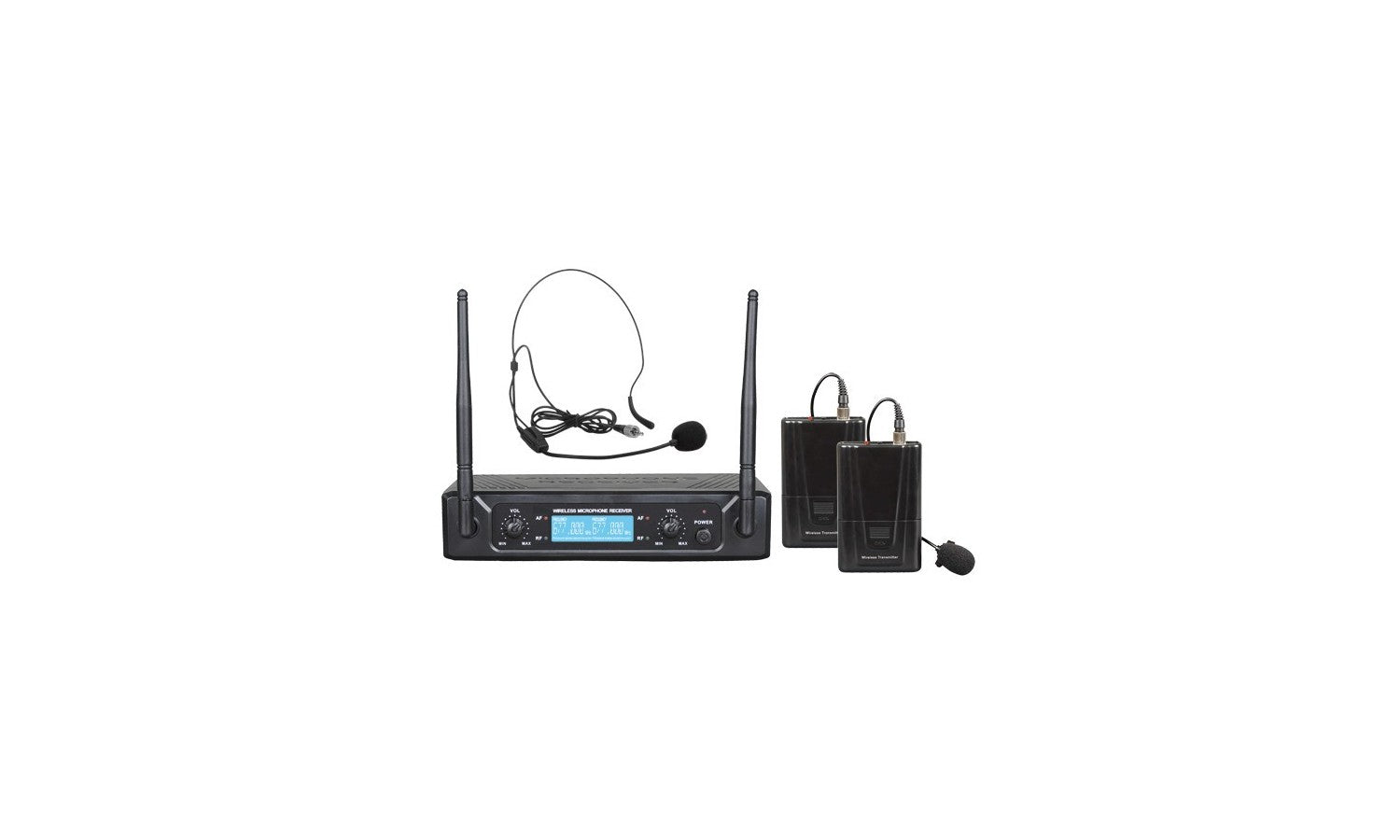 Zzipp TXZZ522 Set doppio radiomicrofono uhf a frequenza fissa 675,30/695,30