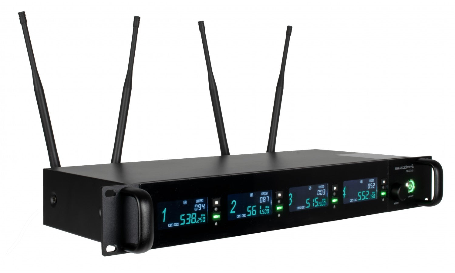 Zzipp TXZZ740 Ricevitore uhf 4x50 canali 515-565 mhz