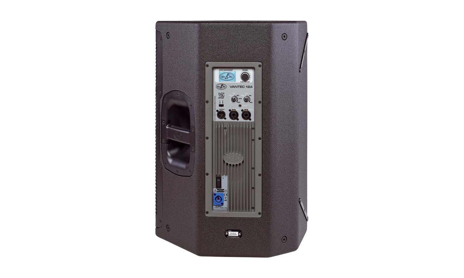 Das VANTEC-12A Cassa attiva 12" a 2 vie 750 w, 135 db- 230/115 v - nera