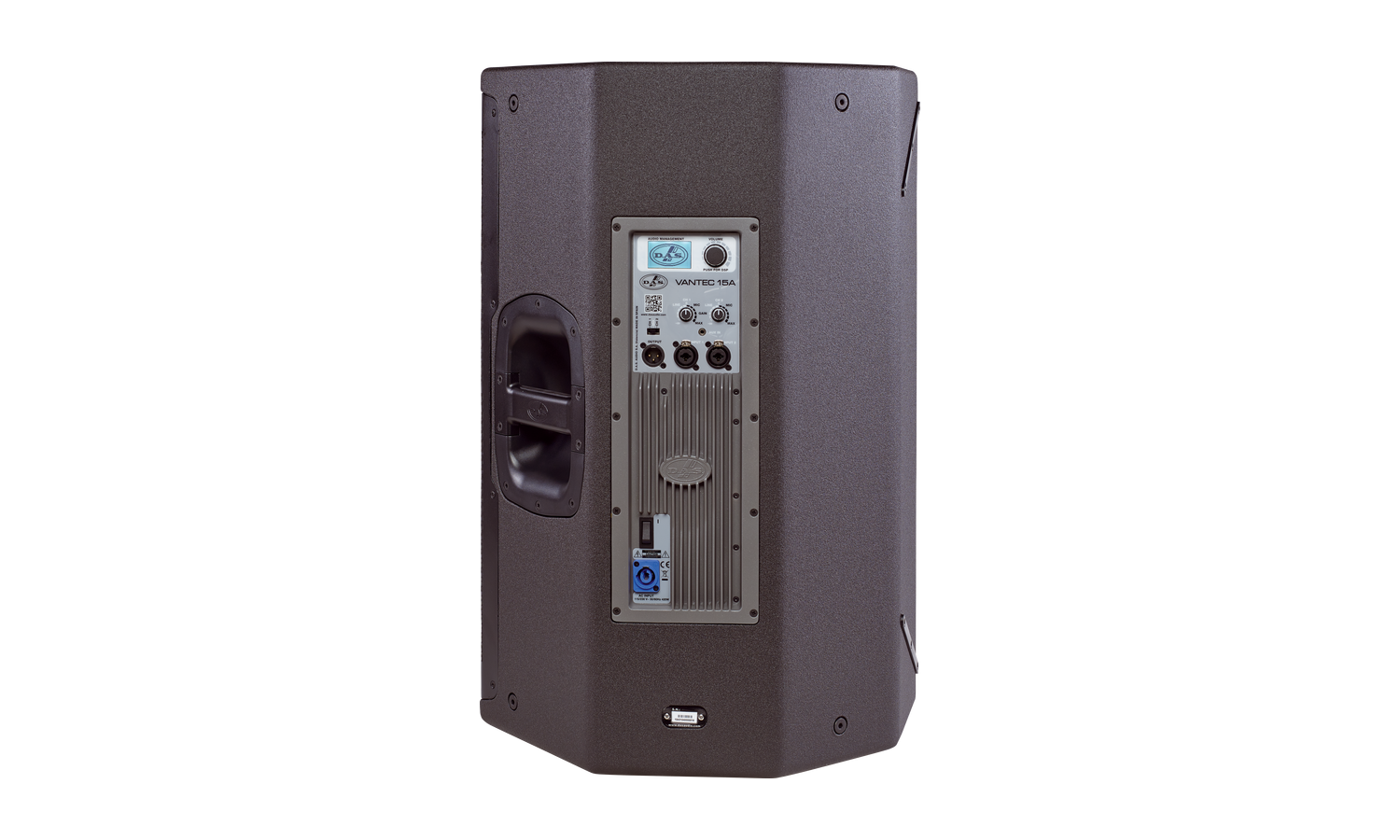 Das VANTEC-15A Cassa attiva 15" a 2 vie 750 w, 135 db- 230/115 v - nera