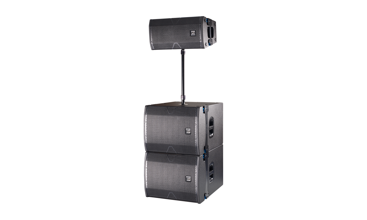 Das VANTEC-20A Cassa bi-amplificata 12" a 2 vie 750 w,135 db - 230/115 v - nera