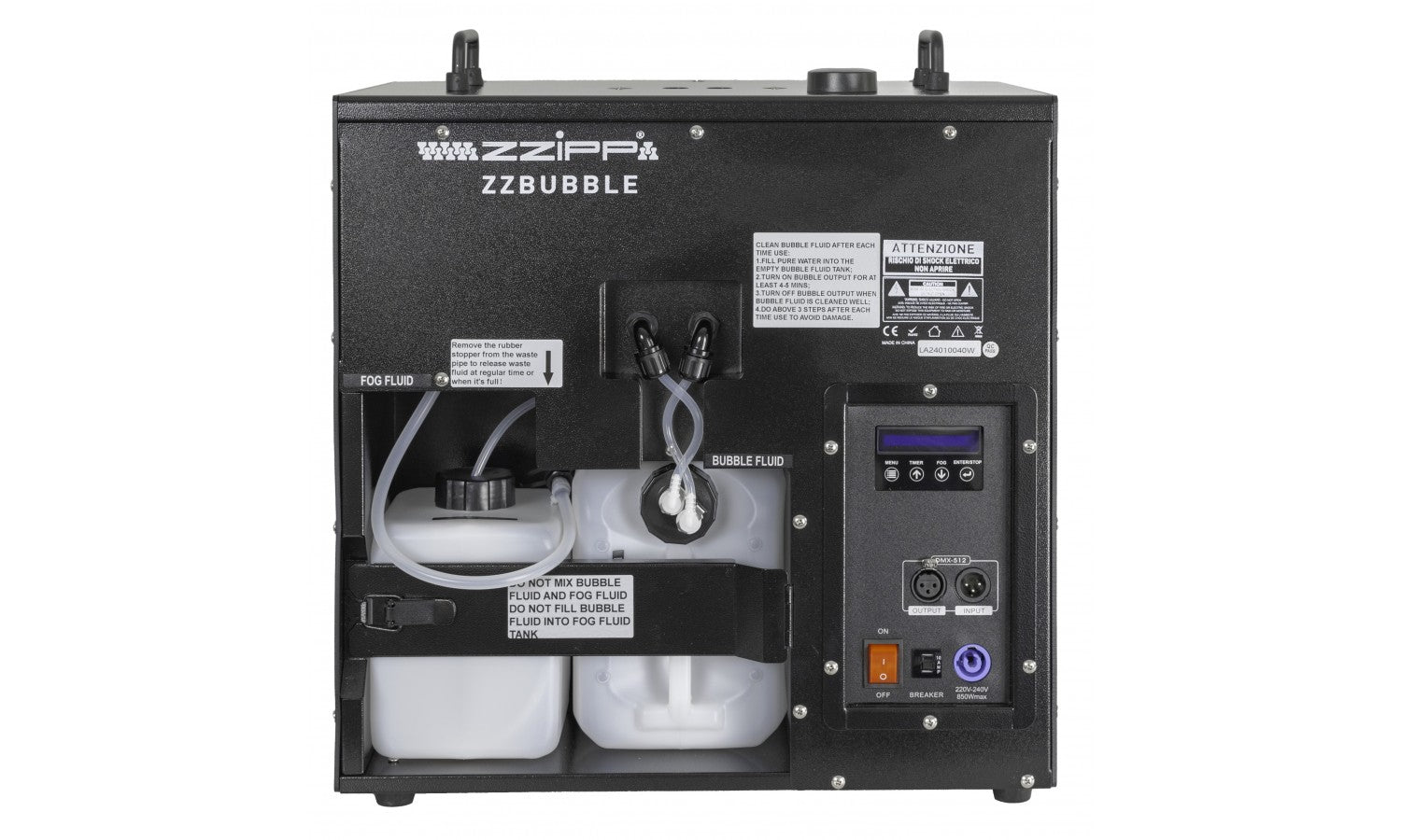 Zzipp ZZBUBBLE Hybrid Smoke and Bubble Machine