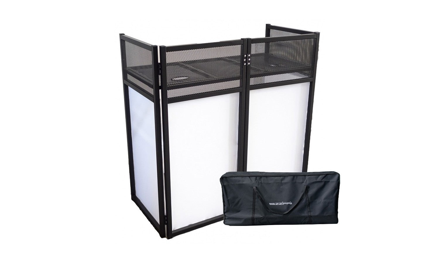 Zzipp ZZDJTAB100 Tavolo "consolle" trasportabile e ripiegabile, ripiano da 1m,con borsa
