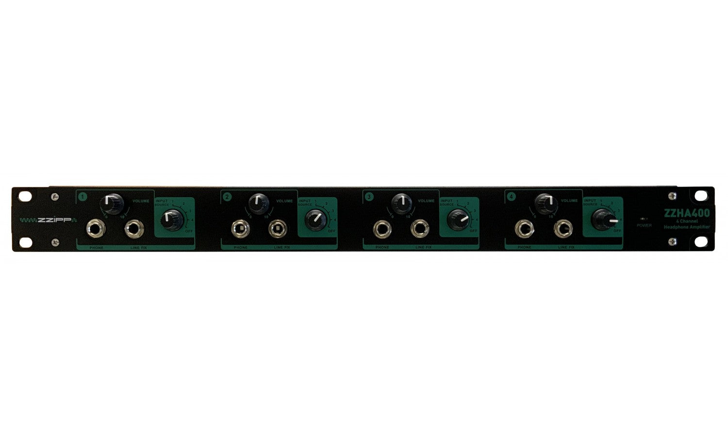 Zzipp ZZHA400 Amplificatore per cuffia a 4 canali configurazione a matrice
