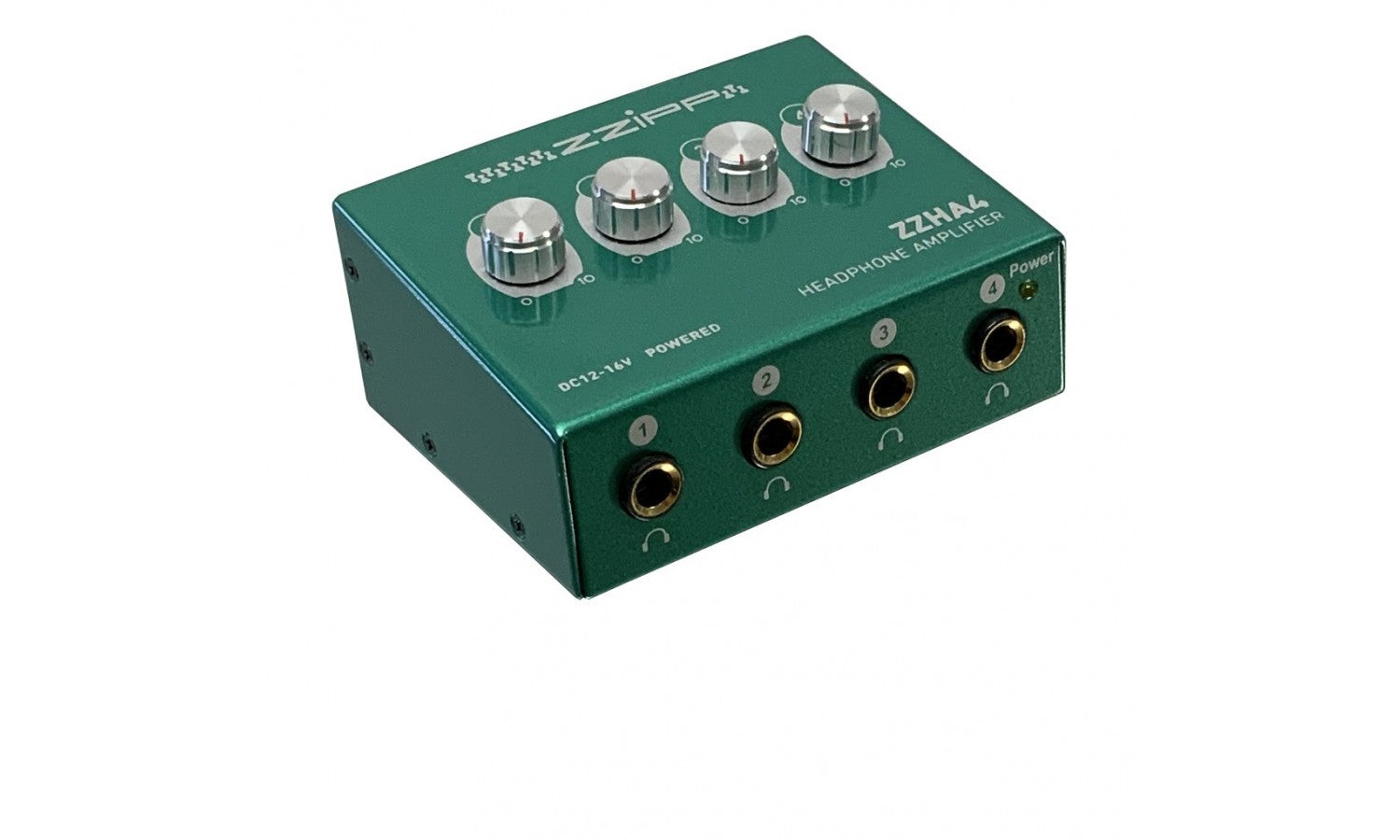 Zzipp ZZHA4 Amplificatore per cuffia a 4 canali compatto