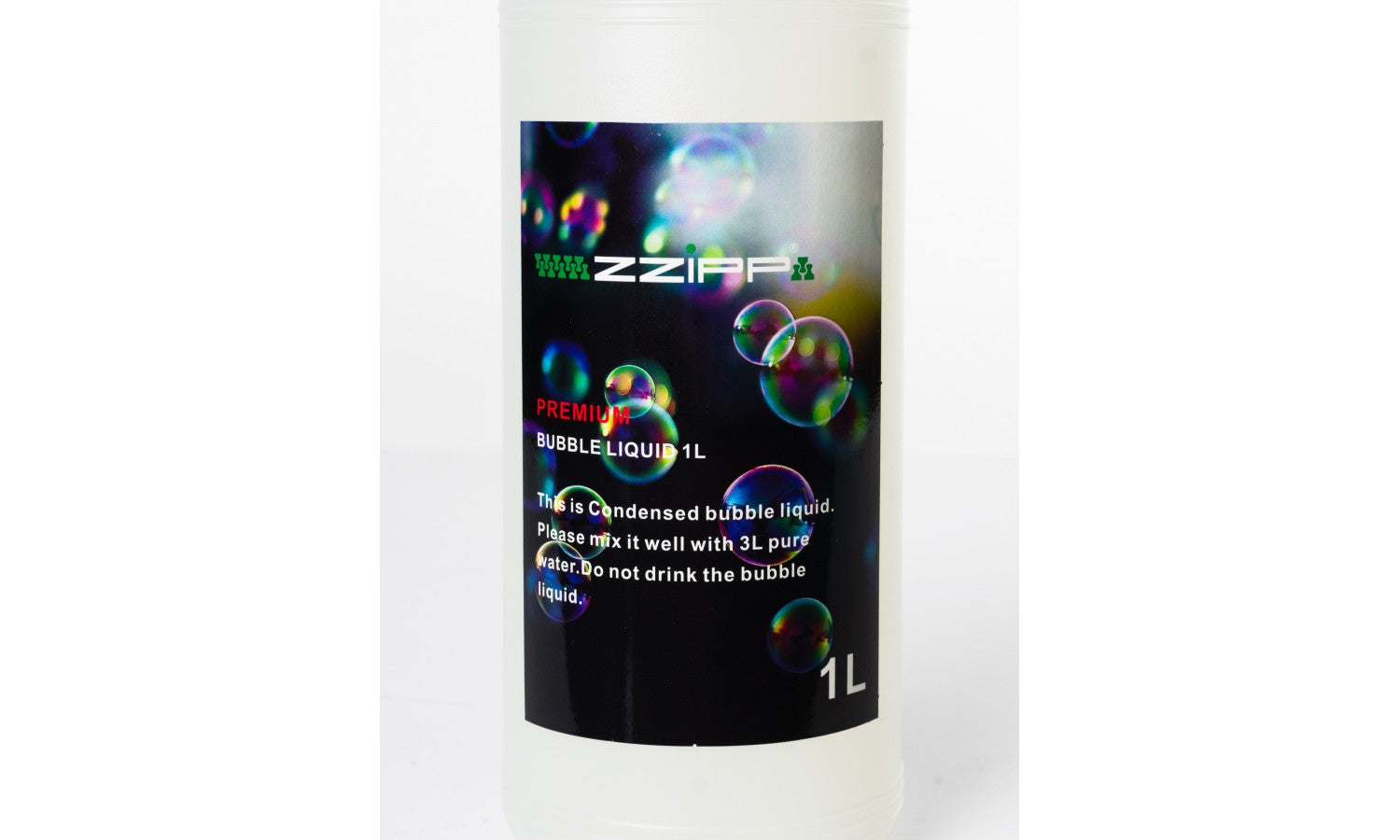 Zzipp ZZNB3L Liquido ultraconcentrato per bolle, diluito produce 4 l di fluido