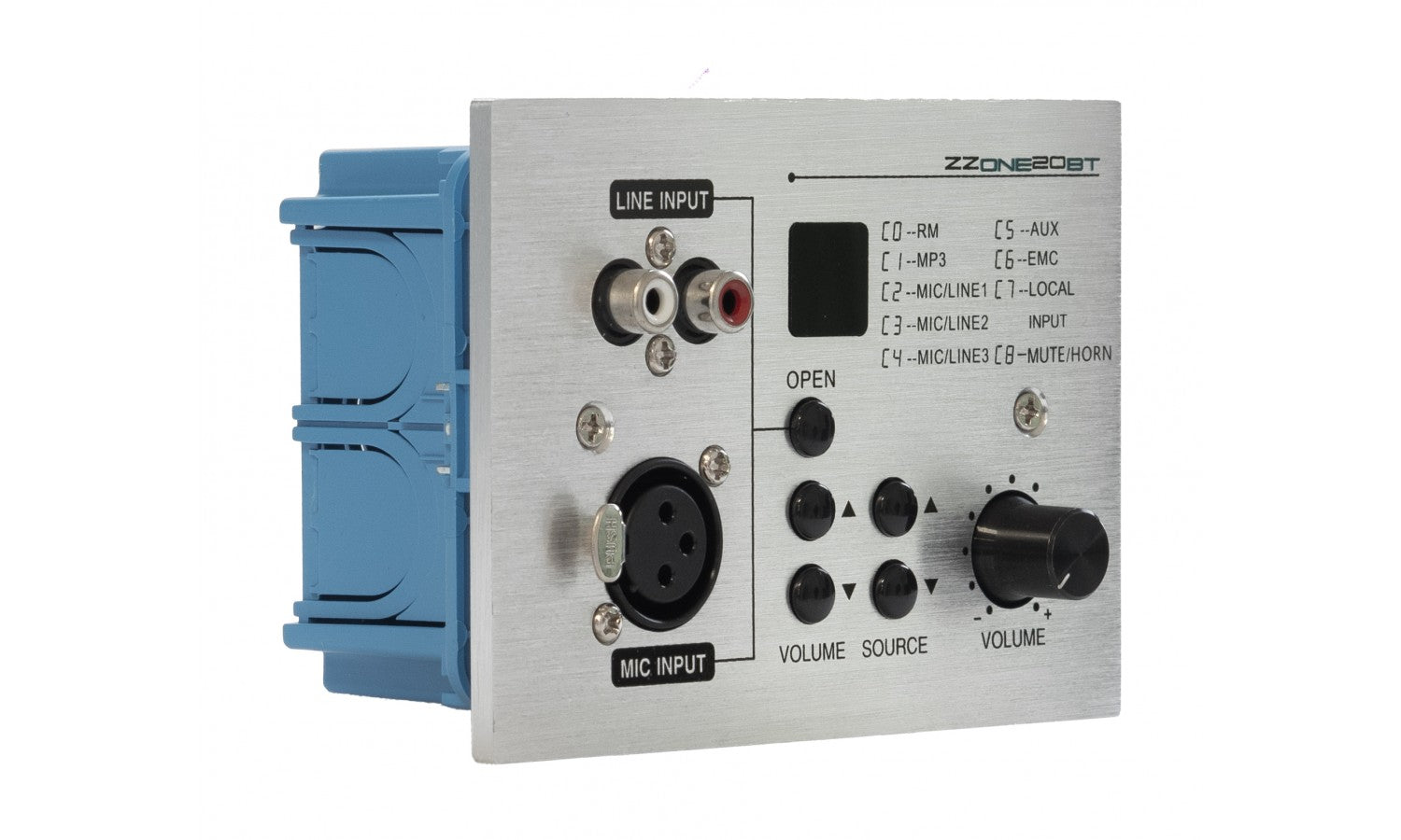 Zzone ZZONE20BT Controllo a parete volume line bluetoothper zzone2xxpa scatola 503