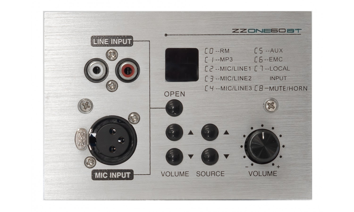 Zzone ZZONE60BT Controllo a parete volume line bluetoothper zzone6xxpa scatola 503
