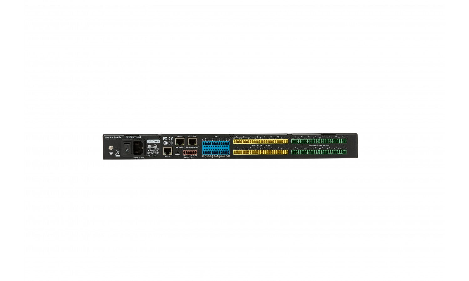 Zzone ZZONEMTX16D Matrice audio 16x16 con dsp e dante