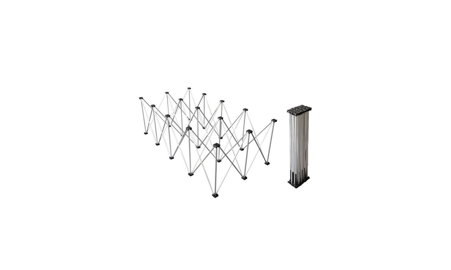 Zzipp ZZTH260 Base telescopica h 60cm per pedana zztm200, teste di appoggio in nylon